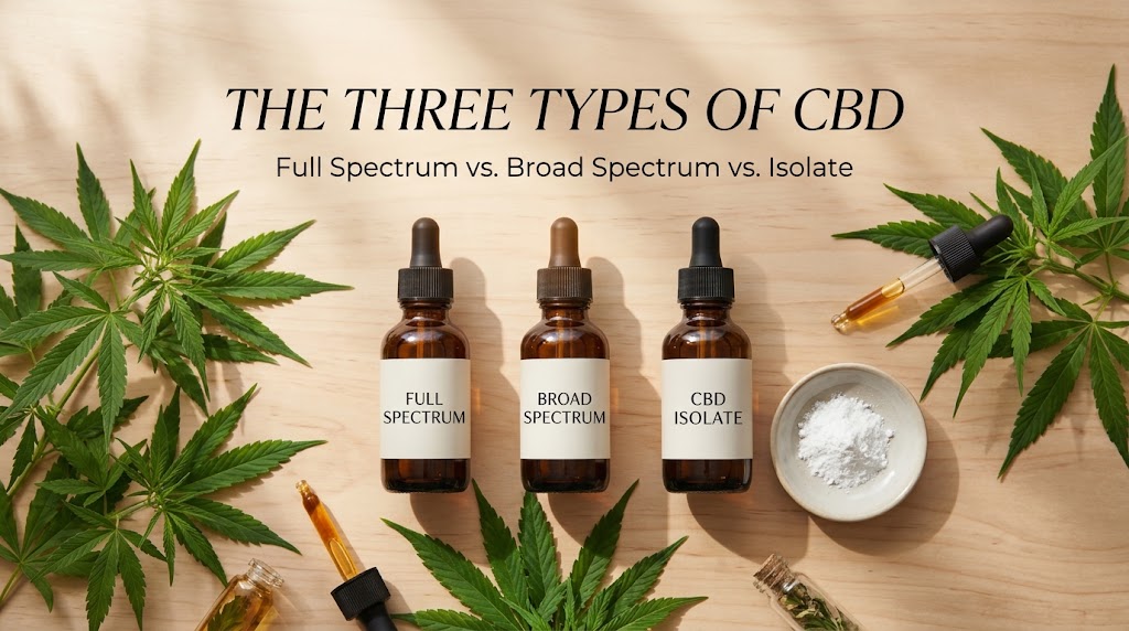 CBD Full Spectrum vs. Broad Spectrum vs. Isolado: Entenda as Diferenças